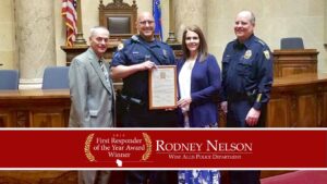 2019 First Responder of the Year Award Winner for the 15th Assembly District